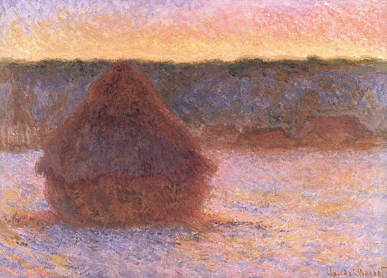 Haystacks at Sunset, Frosty Weather 1891